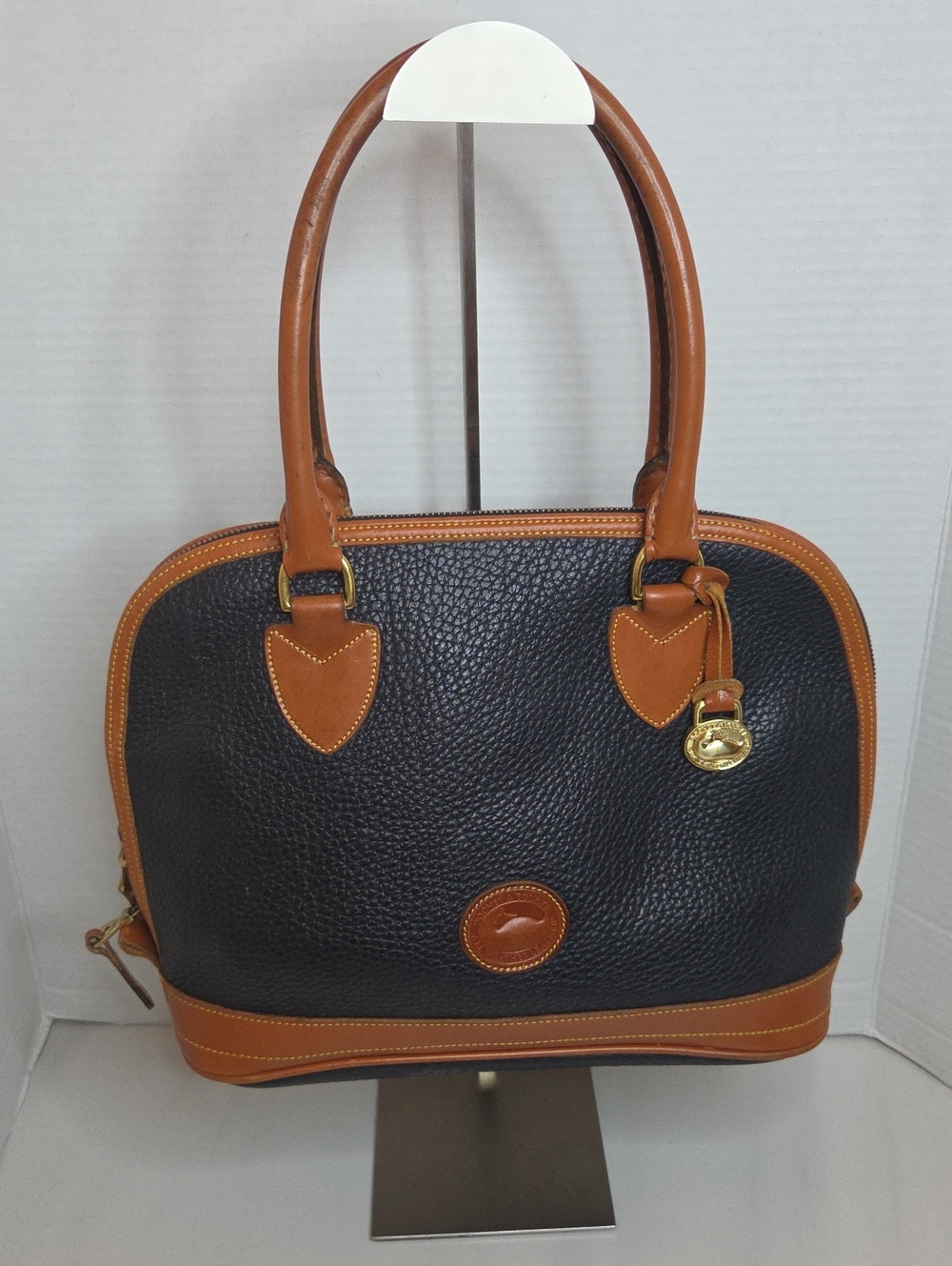 Vintage Dooney & Bourke All Weather Small Domed Satchel